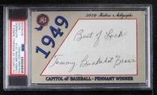 2019 Historic Capitol of Baseball Cut Series 2 /24 Tommy Brown Auto