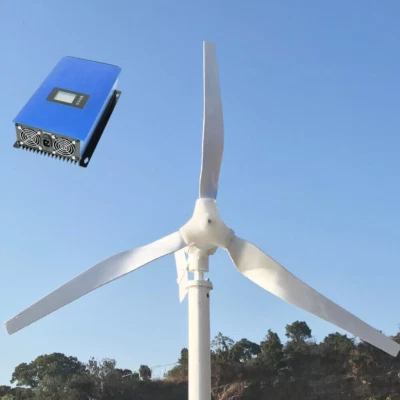 3KW Windkraftanlage komplettset mit On Grid wechselrichter 48V auf 220VAC DE - Bild 1 von 4