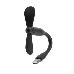 Flexibler USB-Notebookventilator Ventilator Notebook Laptop Kühlung schwarz Fan - Bild 1 von 2