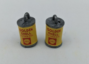 Golden Shell Motor Oil Vintage 3/4” Charm Advertising Premium Miniature Prize