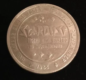 Stardust Hotel Casino $1.00 token de juego 1988 Las Vegas Nevada - Imagen 1 de 2