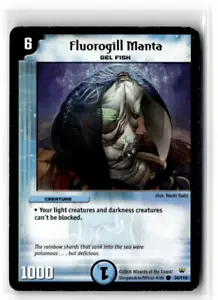 Duel Masters TCG - Fluorogill Manta 34/110 - Shattered Rainbow - Picture 1 of 2