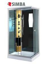 BOX DOCCIA IDROMASSAGGIO 100 X 70 arredobagno CABINA DOCCIA full optional RADIO