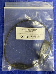 Cable conector Plantronics QD007 - NUEVO auriculares de desconexión rápida QD007AMZ19A1 - Imagen 1 de 2