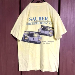 SAUBER Mercedes-Benz T-shirt World Champion Le Mans Hang Ten 90s Vintage - Picture 1 of 9