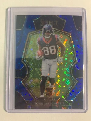 2022 Panini Prizm Select John Metchie III Blue Disco Premier Level #D /25 RC SSP - Image 1 of 2