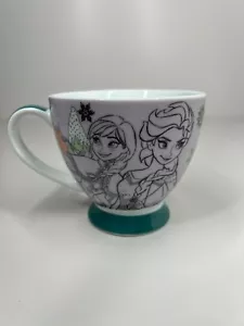 Disney Frozen Elsa and Anna coffee mug cup large Hot Topic ceramic collectable - Foto 1 di 8