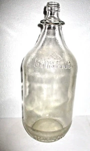 Vintage SHASTA Bottiglia Soda Cola Lg 12" x 6-3/4" Vetro Trasparente - Foto 1 di 15