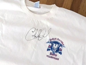 Charlie Daniels Band Volunteers 3XL T-Shirt Autographed Signed Tennessee River - Picture 1 of 24