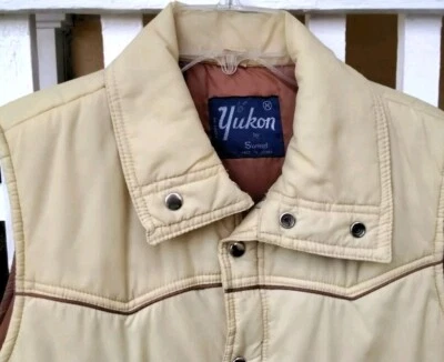 Chaleco Western Vintage Yukon Puffer Hombre Mediano Foto 1 de 4