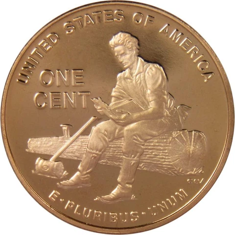 2009 S Lincoln Bicentennial Cent Formative Years Proof Bronze Penny 1c Coin Cover