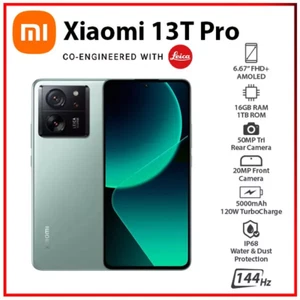 Global Version Xiaomi 13T Pro 6.67"5G 12GB RAM 50MP Leica Camera 5000mAh Battery - Picture 1 of 29