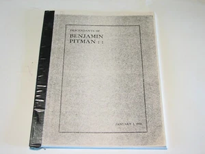 Descendants of Benjamin Pitman Genealogy Family history Rhode Island RI - Imagen 1 de 3