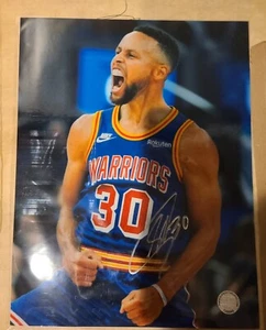 Stephen Curry Golden State Warriors signiert 8,5x11 mit Echtheitszertifikat - Bild 1 von 4
