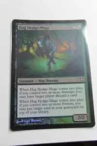 MTG Hag Hedge-Mage x1-Foil -Eventide-Lightly Played - Picture 1 of 1