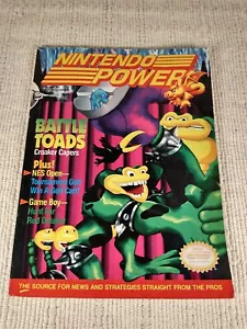 NINTENDO POWER Volume 25 BATTLETOADS (June, 1991) with Poster (Detached) - Picture 1 of 9