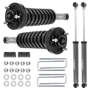 Front Struts + Rear Shocks 2" Lift Leveling Kit for Ford F150 4WD 2009-2013 - Picture 1 of 9