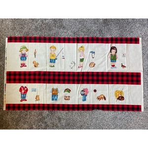 Penny Rose Fabric Panel Paper Dolls On The Road 2016 44x23 Panel - Picture 1 of 6