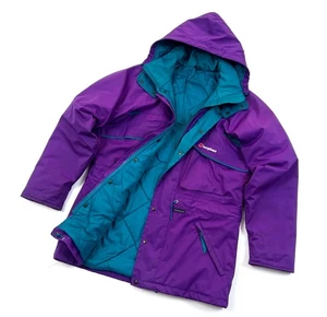 Vintage Men's BERGHAUS Purple Gore-Tex Technique XP Trekking Jacket Size M/L - Picture 1 of 19