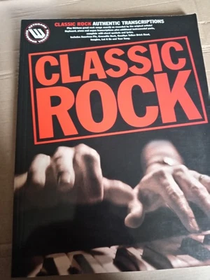 Classic Rock Authentic Transcriptions Piano Keyboard Music Book - Image 1 of 3
