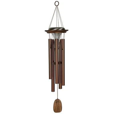 Signature Collection, Moonlight Solar Chime, 29'' Bronze Decor Designs - Sola... - Image 1 of 4