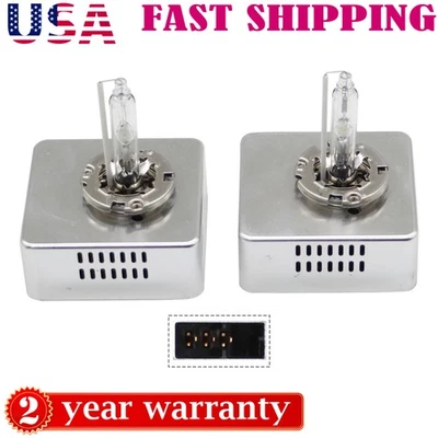 2pc For Chevrolet Silverado 1500 GMC Sierra Terrain Xenon Headlight HID D5S Bulb - Image 1 of 4