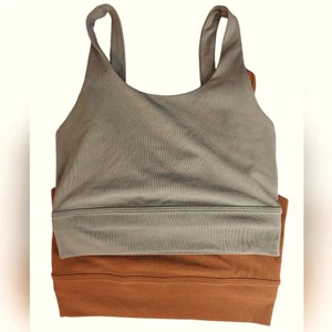 ZWEI Nike Damen Yoga Luxe Infinalon Crop Tank XS Paket von zwei. - Bild 1 von 12