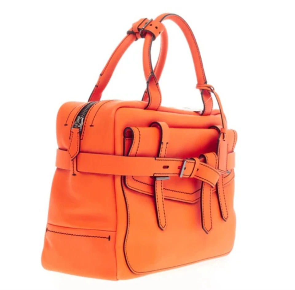 REED KRAKOFF «Боец» взлетно-посадочная полоса ColorBlock кожаная сумка Дамская сумка сумка сумка с короткими ручками  - Изображение 1 из 4