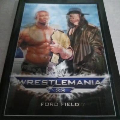 WWE Wrestlemania 23 Souvenir Event Program Magazine 2007 Detroit Wrestling WWF Foto 1 de 2