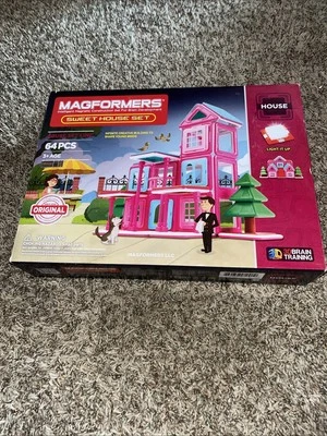 Magformers 64 Pcs Sweet House Set Unused In Open Box - Image 1 of 4