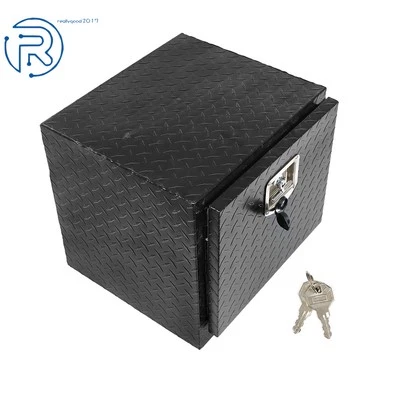 18" × 17" ×18" Truck Tool Box Aluminum Diamond Plated For Flatbed Trailer Pickup - Image 1 of 4