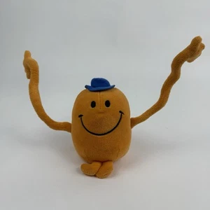 TY Mr. Men Mr. Tickle Orange Plush Soft Toy Figure Poseable Moveable Wired Arms - Picture 1 of 3
