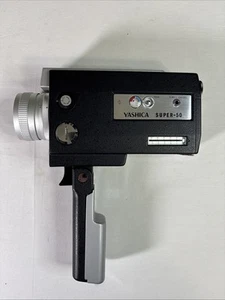 Vintage Yashica Super-50 Filmkamera mit Fernbedienung Original Etui gebraucht ungetestet. - Bild 1 von 14