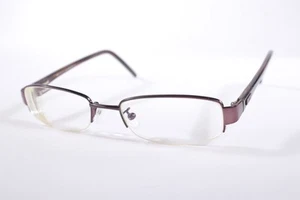 Gucci Eyeglasses GG 1740/Y Women Purple Semi-Rimless Metal Glasses Frames 50 mm - Picture 1 of 4