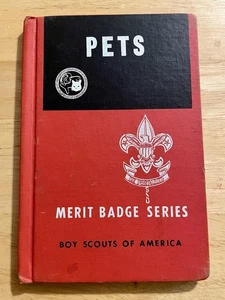 1964 Vintage BSA Pets Merit Badge Hardback Book - Picture 1 of 3