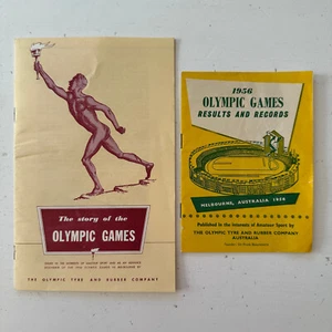 1956 Olympic Games Results & Records, The Story of the Olympic Games Rubber Tyre - Picture 1 of 7