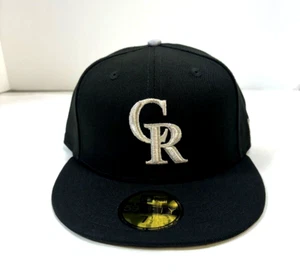 Colorado Rockies MLB NE AC 2018 Alt 3 Fitted Hat~ Black - Picture 1 of 5