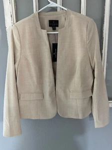 Worthington Blazer Tan Neutral Heather Sz 10P NWT Quality Add to your Wardrobe - Picture 1 of 3