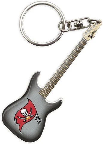 Woodrow Guitar by The Sports Vault NFL Tampa Bay Buccaneers Guitar Keychain Cover