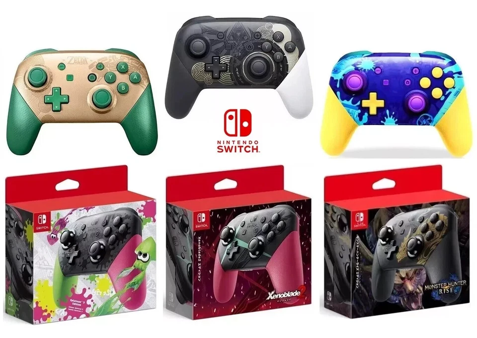 Official Nintendo Switch Pro Controller: Legend of Zelda Version (Retail Box) - Image 1 of 1