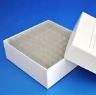 Box of 81pcs 4.5ml Square Plastic Test Tubes Vials Container Craft Cuvette Lab