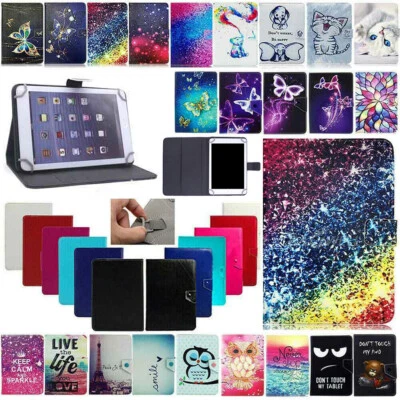 For Onn 10.1'' Tablet Pro Model 100003562 Universal Pattern Leather Case Cover - Image 1 of 4