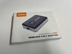 NEW! Aisidra Transmitter Bluetooth Wireless 2 in 1 Adapter Audio 5V AD-BA010 - Photo 1/2
