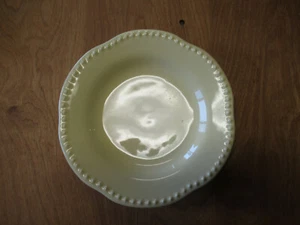 Pottery Barn EMMA YELLOW Salad Plate 8 7/8" Scalloped 7 available - Picture 1 of 8