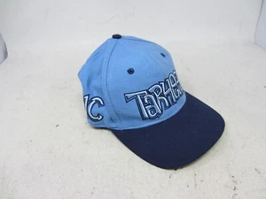 Vintage UNC Chapel Hill Tarheels Graffiti Embroidered Wool Size 7 Fitted Hat - Picture 1 of 12