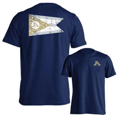 University of Akron Zips School Flag Logo Short Sleeve Akron Zips T-Shirt - Image 1 of 4