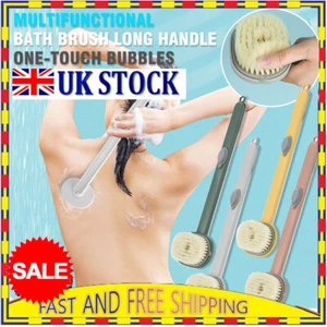 Long-Handle Bath Back Brush Detachable Strap Body Feet Skin ScrubbKH For ShowCQ - Picture 1 of 17