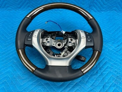 Volante Lexus ES350 madera cuero con interruptores sin calefacción 2013 2014 2015 OEM Foto 1 de 4
