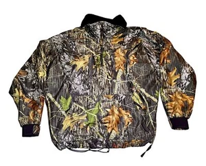 Drake Men's Waterfowl Camouflage Quarter Zip Mossy Oak Jacket Size 2XL RN 111624 - Picture 1 of 10