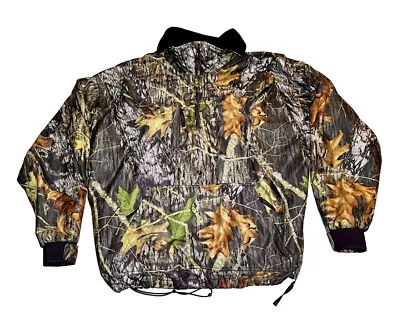 Drake Men's Waterfowl Camouflage Quarter Zip Mossy Oak Jacket Size 2XL RN 111624 - Image 1 of 4